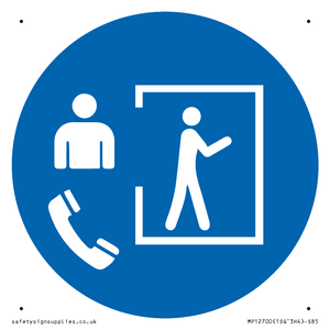 Mandatory: Entry only with supervisor outside